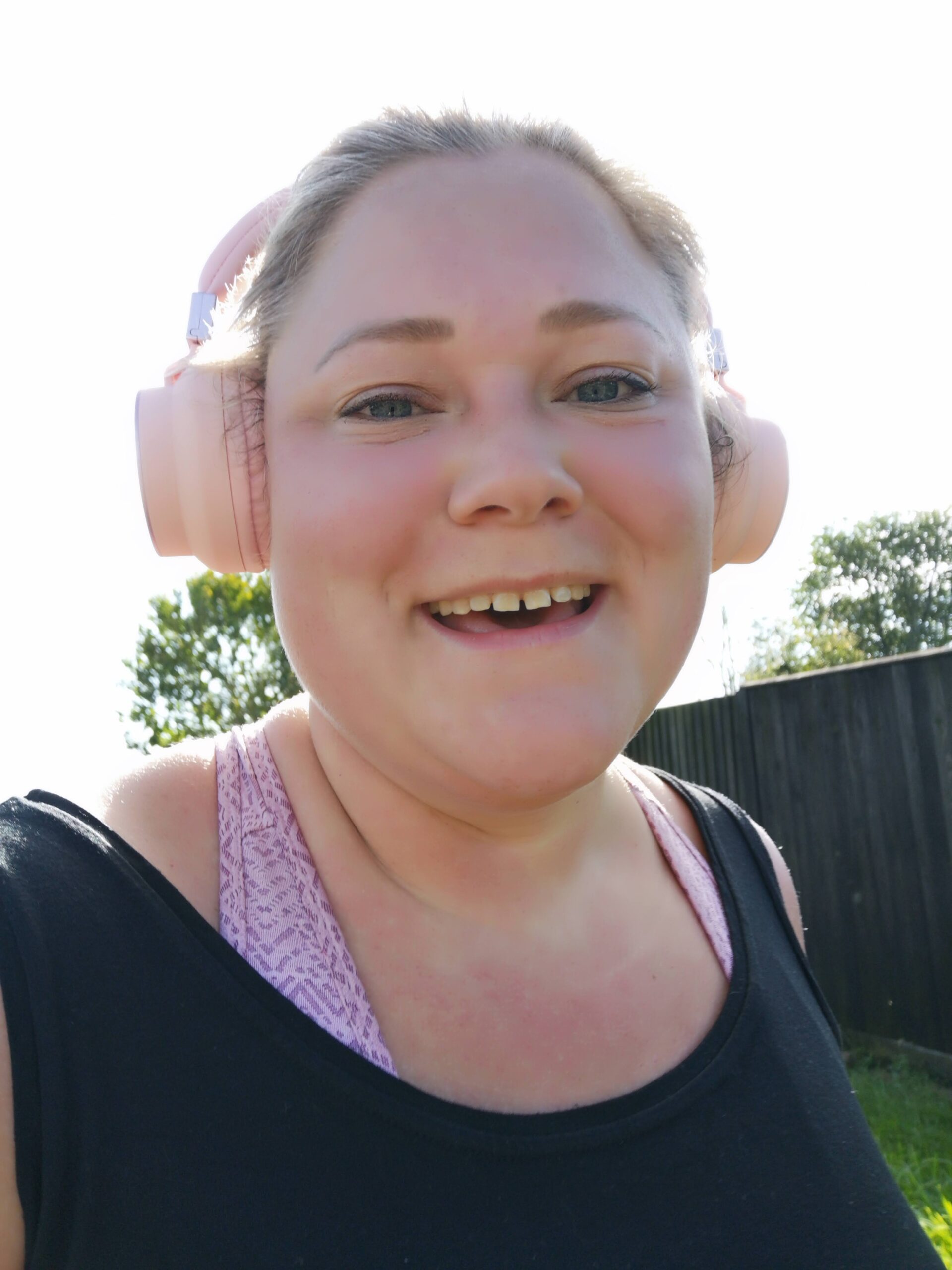 Katie after finishing week 6, day 2 of her couch to 5k course